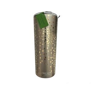 Kate Spade Confetti Gold Dots Stainless Steel Insulated Tumbler 24 Oz FAST SHIP